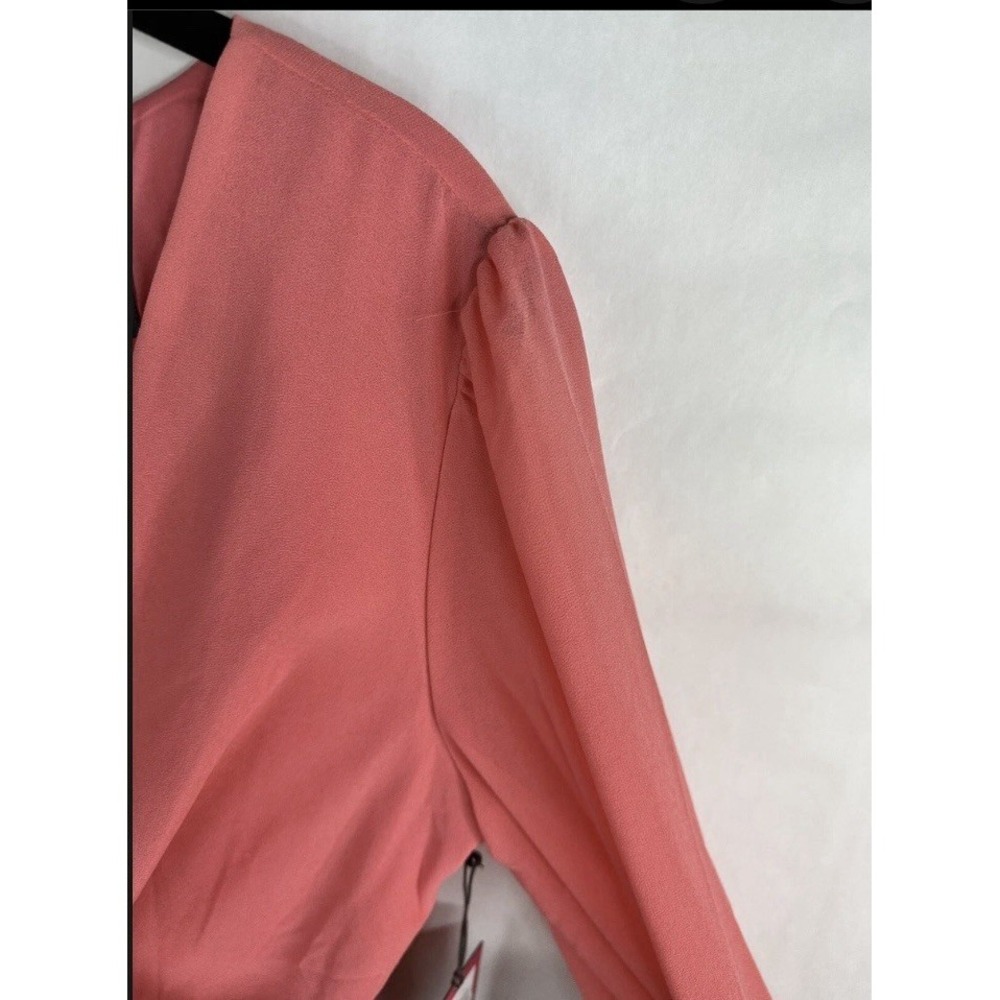 Pink Vince Camuto Womens A-Line Dress with V-neck Size 8 - Picture 3 of 7